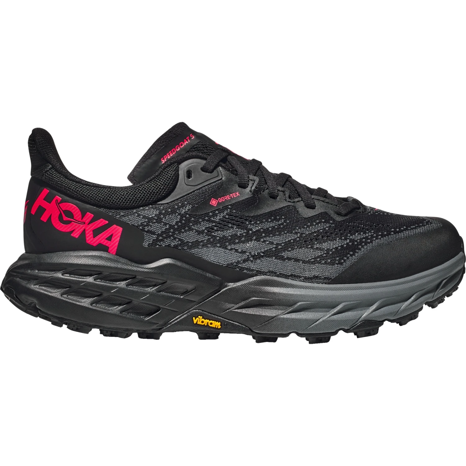 Hoka Chaussures Running Femme - Speedgoat 5 GTX - Noir / Noir 4 Hoka Chaussures Running Femme - Speedgoat 5 GTX - Noir / Noir – Image 2