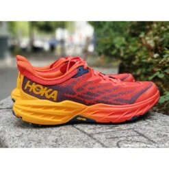 HOKA Speedgoat 5 Homme Fiesta / Radiant Yellow 12 HOKA Speedgoat 5 Homme Fiesta / Radiant Yellow -Hoka Chaussures Boutique hoka speedgoat 5 homme fiesta radiant yellow 1