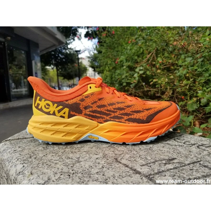 HOKA Speedgoat 5 Homme Puffin's Bill / Amber Yellow 4 HOKA Speedgoat 5 Homme Puffin's Bill / Amber Yellow – Image 2