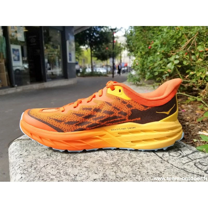 HOKA Speedgoat 5 Homme Puffin's Bill / Amber Yellow 6 HOKA Speedgoat 5 Homme Puffin's Bill / Amber Yellow – Image 4