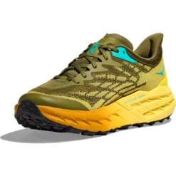 Hoka Chaussures Running Homme - Speedgoat 5 - Avocado / Passion Fruit -Hoka Chaussures Boutique hoka speedgoat 5 running shoes avocado passion fruit 3 1377718