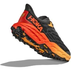 Hoka Chaussures Running Homme - Speedgoat 5 - Castlerock / Flame -Hoka Chaussures Boutique hoka speedgoat 5 running shoes castlerock flame 5 1503359