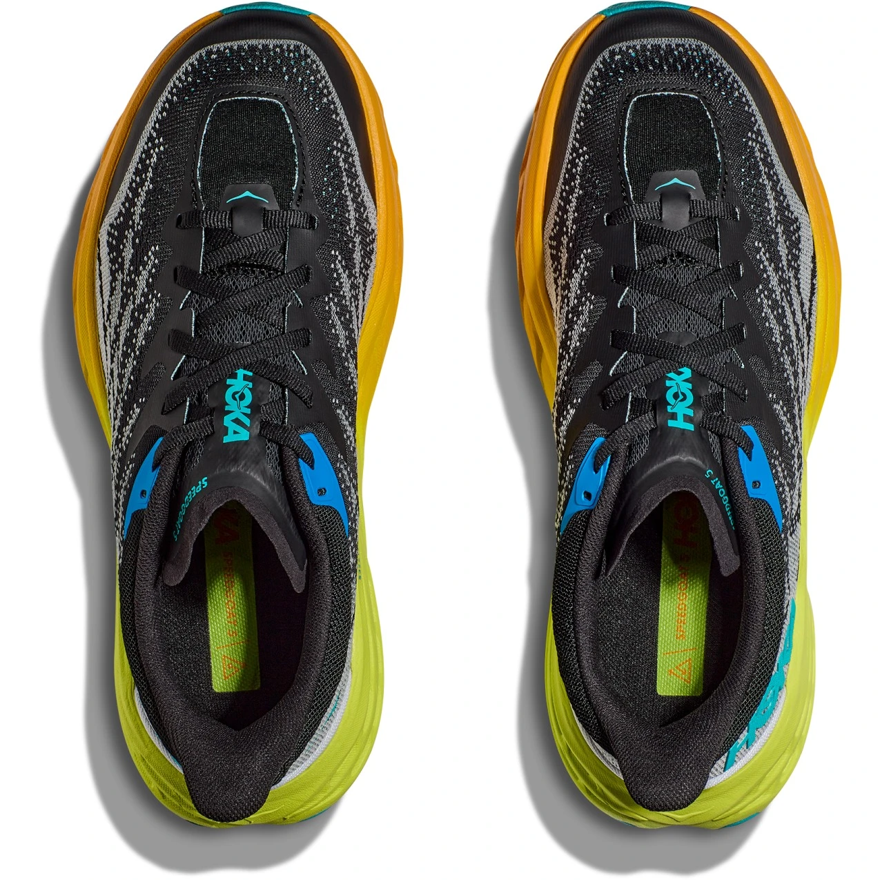 Hoka Chaussures Running Femme - Speedgoat 5 - Noir / Evening Primrose 7 Hoka Chaussures Running Femme - Speedgoat 5 - Noir / Evening Primrose – Image 5