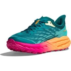 Hoka Chaussures Running Femme - Speedgoat 5 - Deep Lake / Ceramic -Hoka Chaussures Boutique hoka speedgoat 5 women s running shoes deep lake ceramic 1 1364855