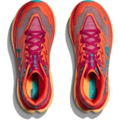 Hoka Chaussures Running Femme - Tecton X 2 - Cherrie Jubilee / Flame -Hoka Chaussures Boutique hoka tecton x 2 womens running shoes cherries jubilee flame 3 1469946