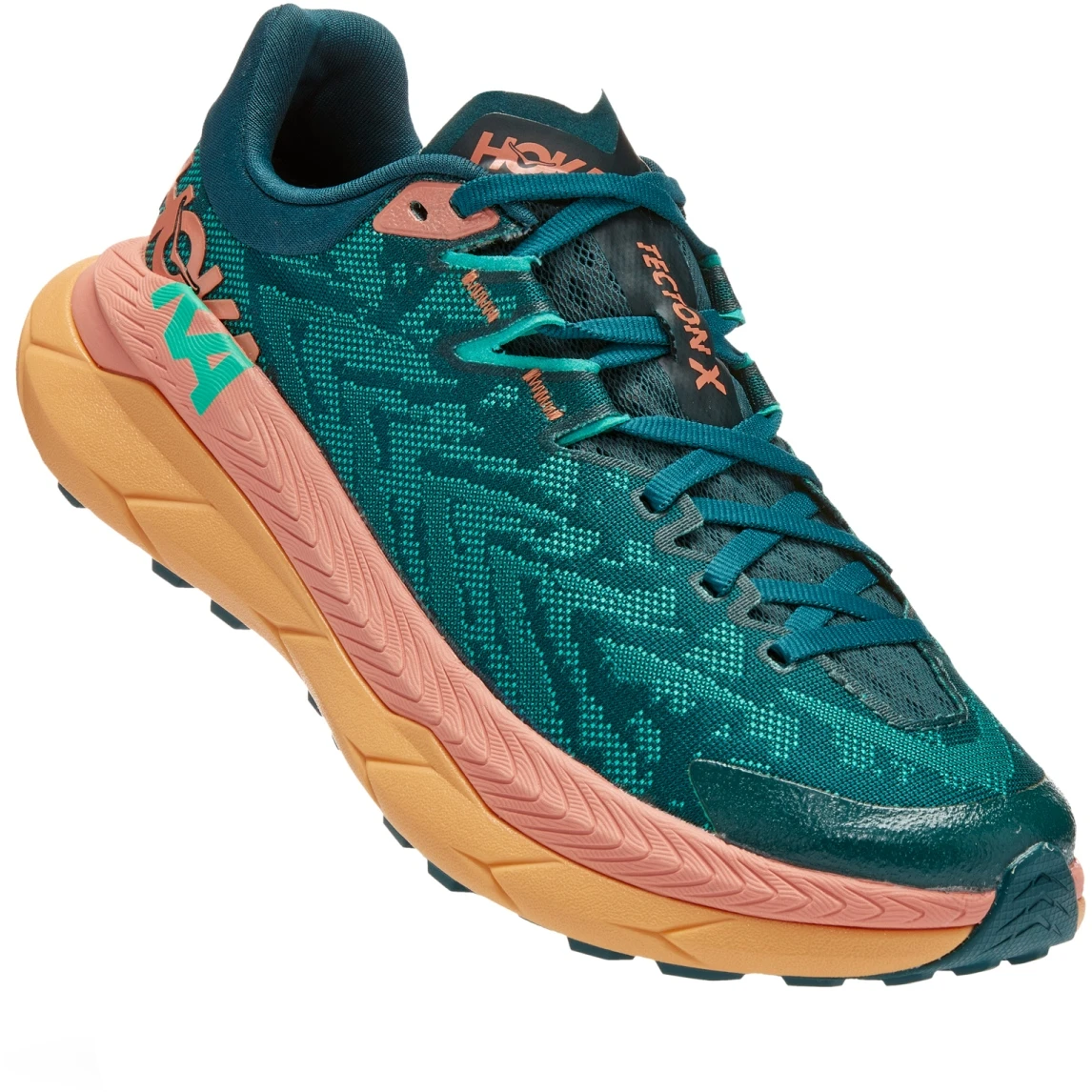 Hoka Chaussures Running Femme - Tecton X - Deep Teal / Water Garden 3 Hoka Chaussures Running Femme - Tecton X - Deep Teal / Water Garden