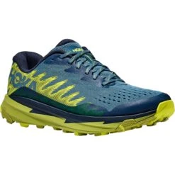 Hoka Chaussures Running Homme - Torrent 3 - Bluesteel / Dark Citron