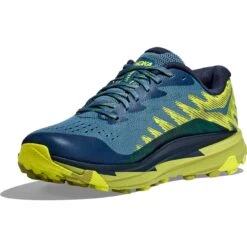 Hoka Chaussures Running Homme - Torrent 3 - Bluesteel / Dark Citron -Hoka Chaussures Boutique hoka torrent 3 running shoes bluesteel dark citron 4 1377768