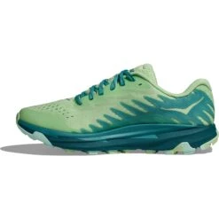 Hoka Chaussures Running Femme - Torrent 3 - Lime Glow / Deep Lagoon -Hoka Chaussures Boutique hoka torrent 3 womens running shoes lime glow deep lagoon 8 1503454