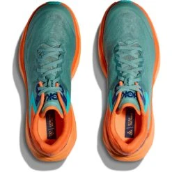 Hoka Chaussures Running - Zinal - Trellis / Vibrant Orange -Hoka Chaussures Boutique hoka zinal running shoes trellis vibrant orange 3 1377784