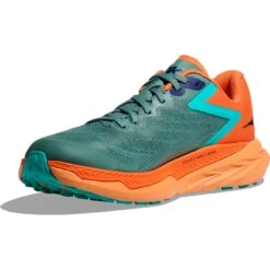 Hoka Chaussures Running - Zinal - Trellis / Vibrant Orange -Hoka Chaussures Boutique hoka zinal running shoes trellis vibrant orange 4 1377785
