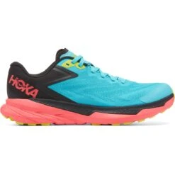 Hoka Chaussures Running Femme - Zinal - Scuba Blue / Diva Pink -Hoka Chaussures Boutique hoka zinal women s running shoes scuba blue diva pink 6 1240668