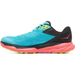 Hoka Chaussures Running Femme - Zinal - Scuba Blue / Diva Pink -Hoka Chaussures Boutique hoka zinal women s running shoes scuba blue diva pink 7 1240669